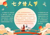 手抄报-七夕节，情人节，中国情人节-11